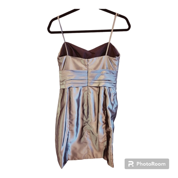 Beautiful Cocktail Spaghetti Straps Midi Dress - Picture 5 of 12